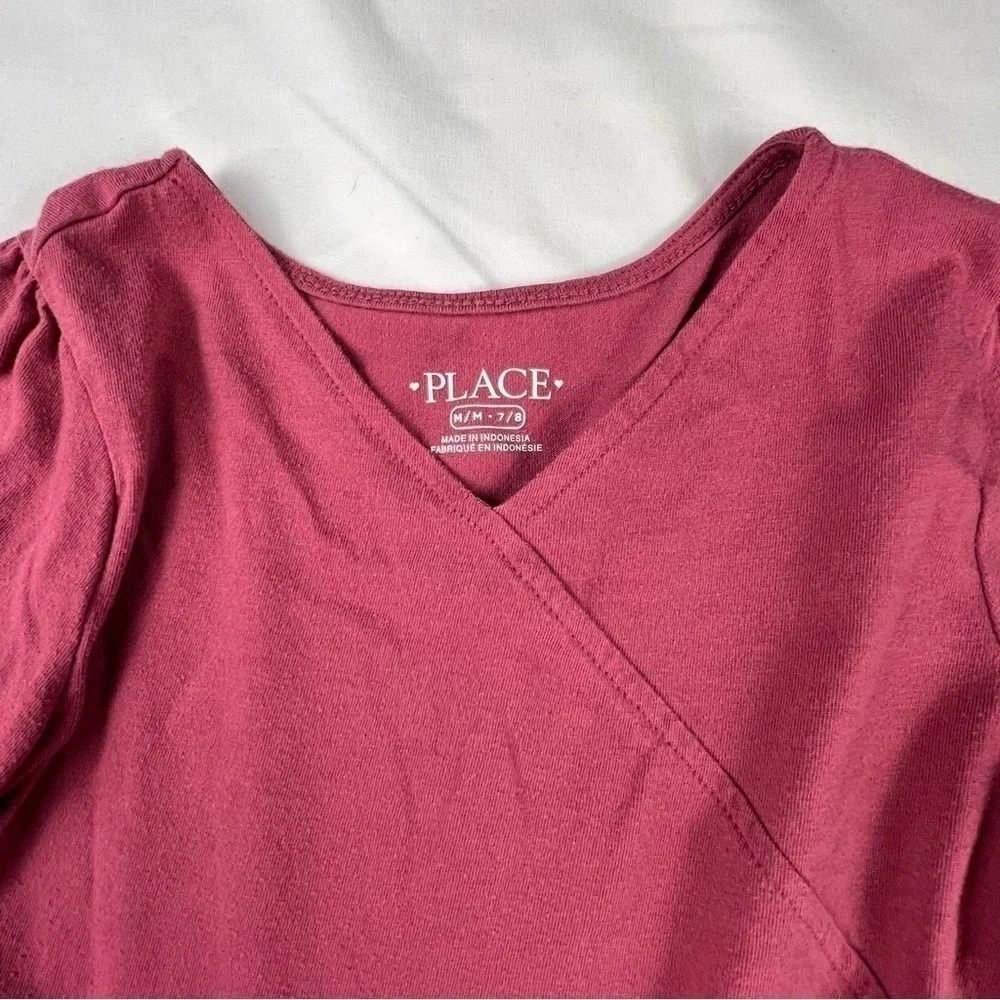 The Children’s Place - Girl’s Dress - Pink (Dusty Rose) Medium (7/8)